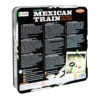 Mexican Train in Tin  91 double 12 dominoes
